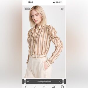 Ulla johnson blouse size 0